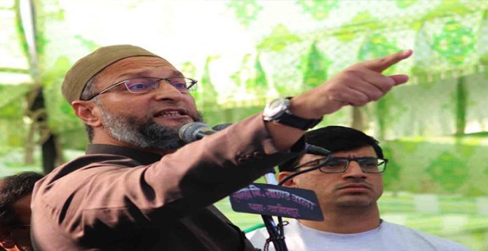 hate speech fir to pacify bjp supporters, says owaisi