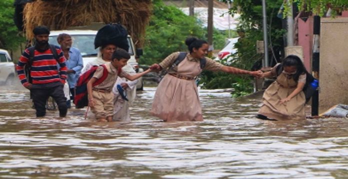 holiday declared in karnataka schools amid rain fury