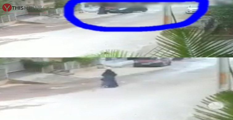 hyderabad woman hit by car