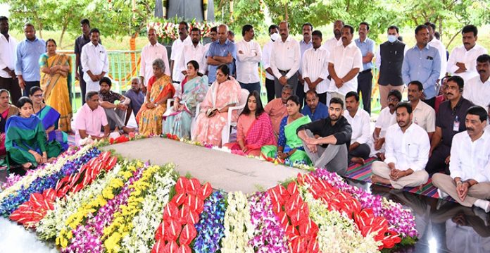 Y. S. Rajasekhara Reddy on his 73rd birth anniversary.