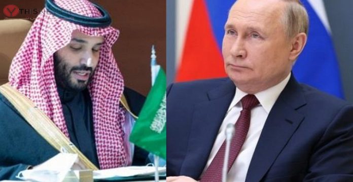 Mohammed bin Salman Al Saud and Vladimir Putin