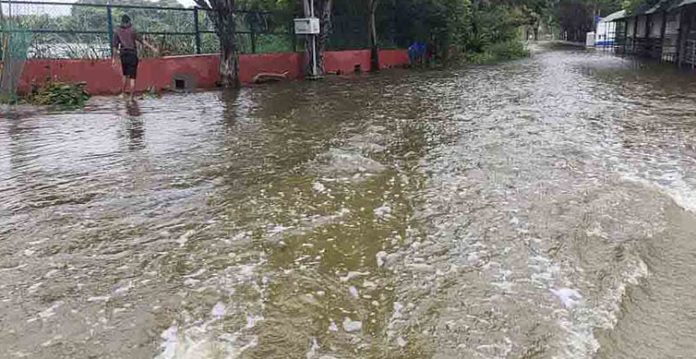 flood-hit areas of Telangana