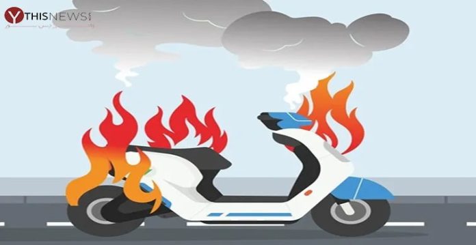battery explosions cause two e bikes to catch fire in hyderabad