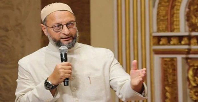 owaisi files complaint against bjym leader for abusive remarks