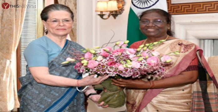 Sonia Gandhi Droupadi Murmu