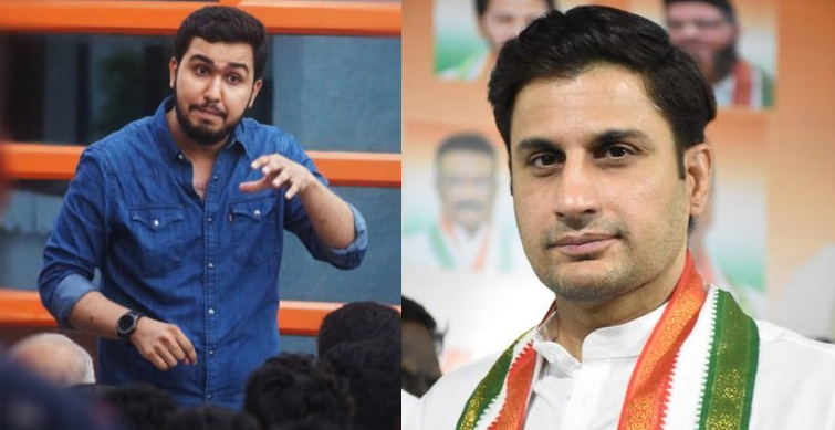 Social activist Syed Abdahu Kashaf and Congress leader Mohd. Rashed Khan
