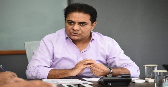 Telangana's minister for industry and information technology K.T. Rama Rao