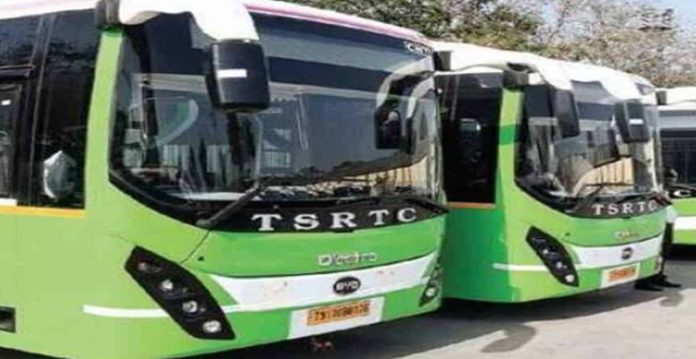 hitech city to hyderabad airport bus service introduced by tsrtc