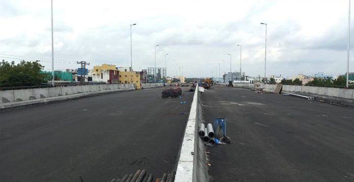 hyderabad nagole flyover near completion, to be inaugurated soon