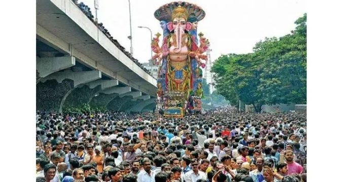 hyderabad security tightened in communally sensitive areas for ganesh festivities