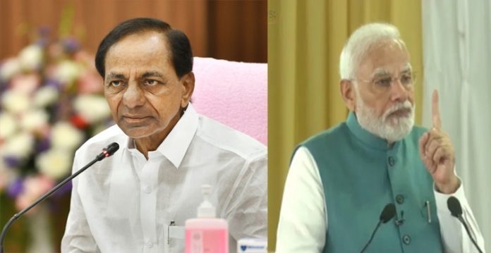 kcr wishes pm modi a happy birthday