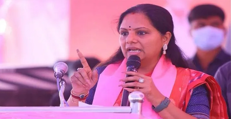 kavitha hits out at bjp, says the party is trying to disrupt communal harmony