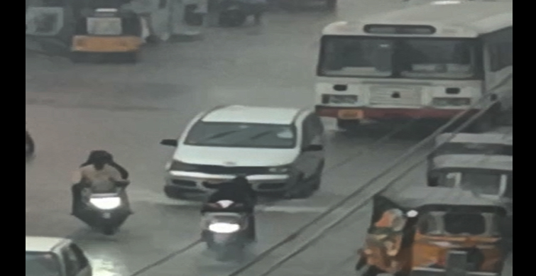 orange alert in effect until sunday in hyderabad; many areas flooded