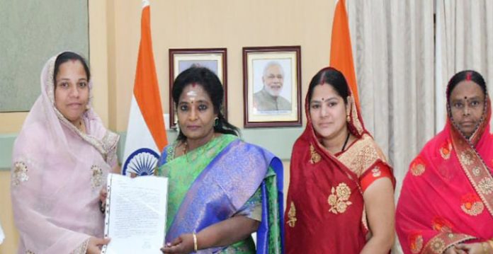 raja singh’s wife seeks governor tamilisai's intervention for husband’s release