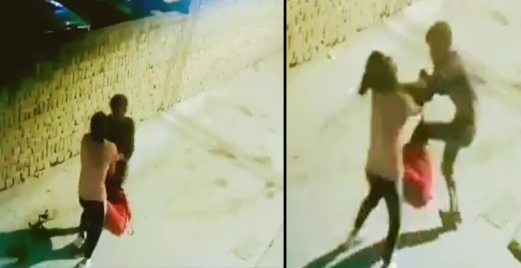 video surfaces of girl fighting off thief in delhi