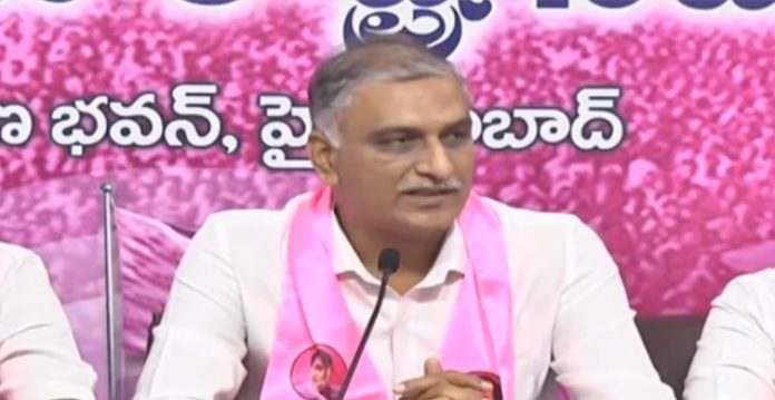 Telangana's Minister for Finance and Health, T. Harish Rao,