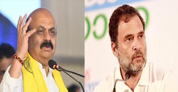 congress relaunching 'failed missile' rahul gandhi, says karnataka cm