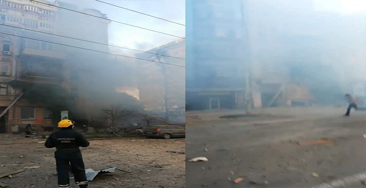 kiev attacked by kamakaze drones official