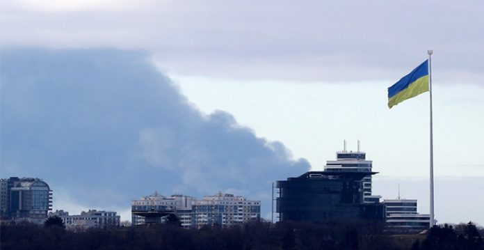 multiple explosions reported in kiev