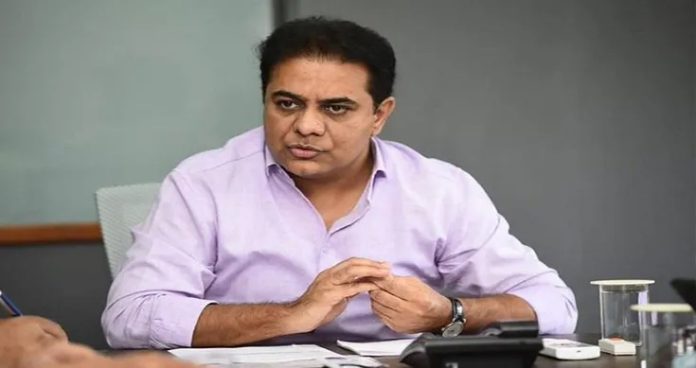 Bharat Rashtra Samithi (BRS) working president K. T. Rama Rao