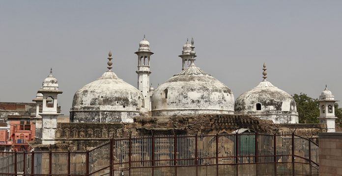 Gyanvapi mosque complex.