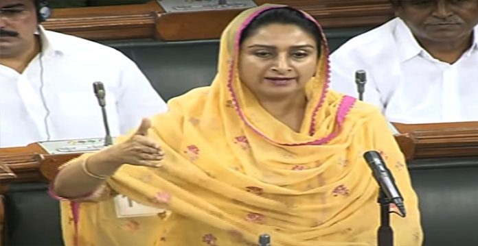 2 punjab woman mps raise farmers' issues in lok sabha