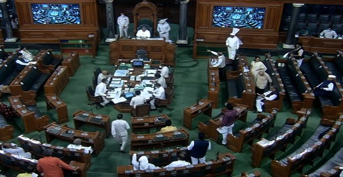 ls adjourned till 2 pm amid oppn protests on china transgression issue