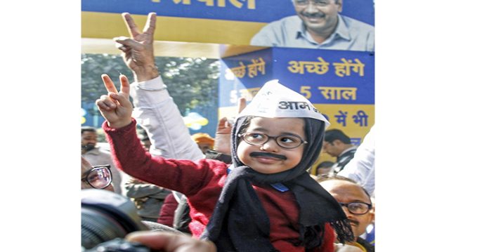 mcd poll results aap gets 134 out of 250 wards