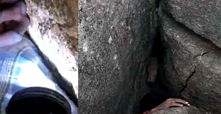 operation on to rescue telangana man stuck under rocks