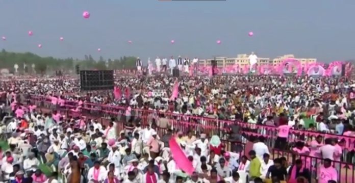 Atmosphere of excitement greeted BRS' first public meeting in Khammam