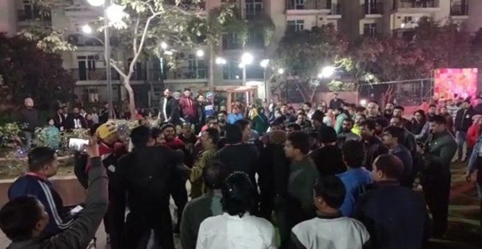 brawl at new year party in greater noida after women forced for selfies