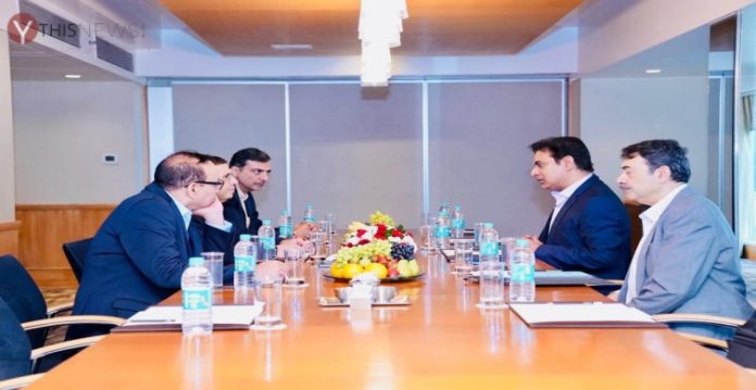 Investments sought by KTR from industry majors in Mumbai
