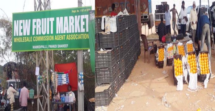 Fruit merchants in dilemma over shifting to new market at Pahadi Shareef