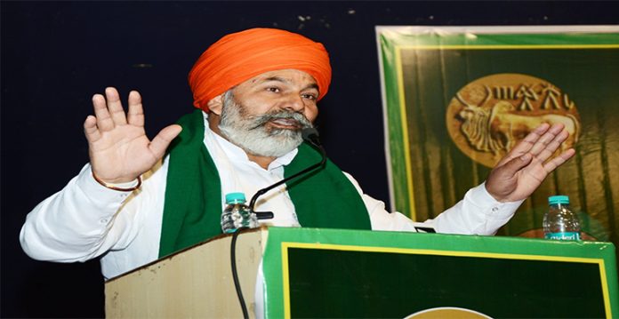 Bhartiya Kisan Union (BKU) leader Rakesh Tikait