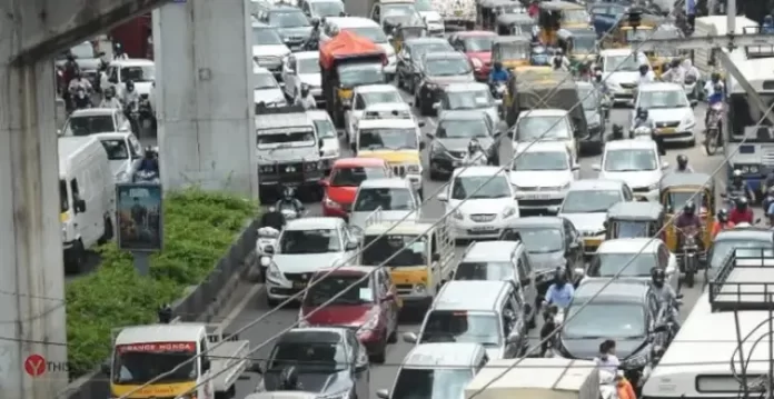 Roads leading out of Hyderabad witness congestion