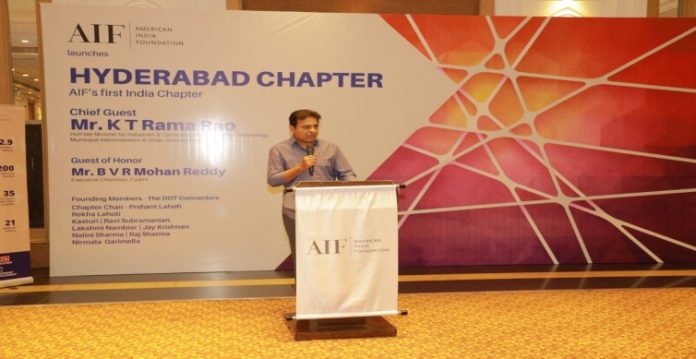 American India Foundation’s first India chapter launched by KTR