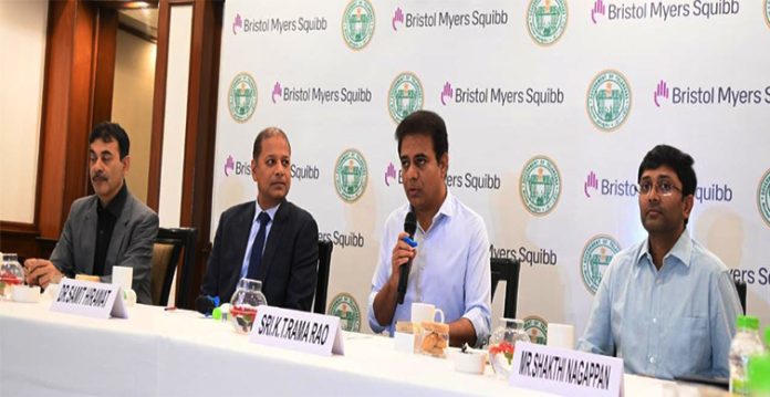 Industries and Commerce Minister K. T. Rama Rao