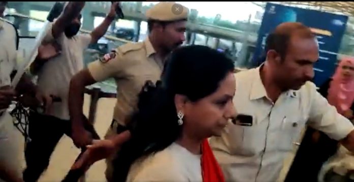 MLC Kavitha leaves for Delhi; to appear before ED on March 11