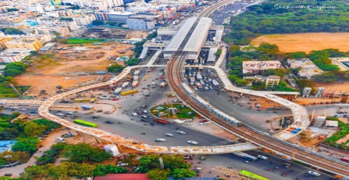 Uppal skywalk in Hyderabad is an impressive feat of engineering