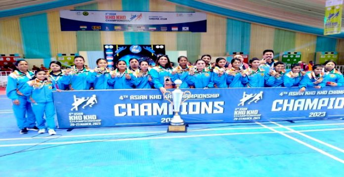 asian kho kho c'ships: indian men, women's teams emerge champions.