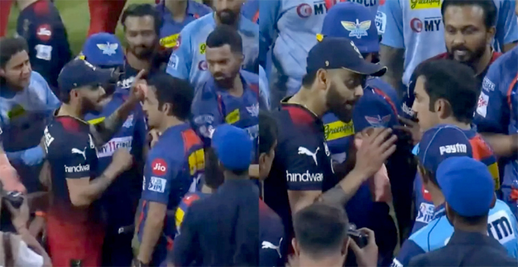 virat gambhir fight