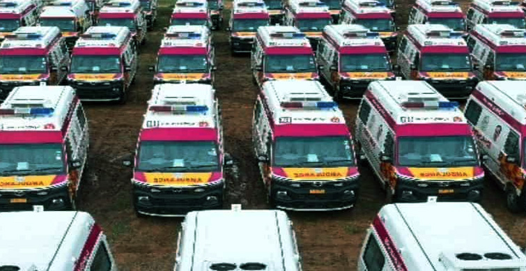 Telangana CM Unveils 108 Ambulances and Amma Vodi