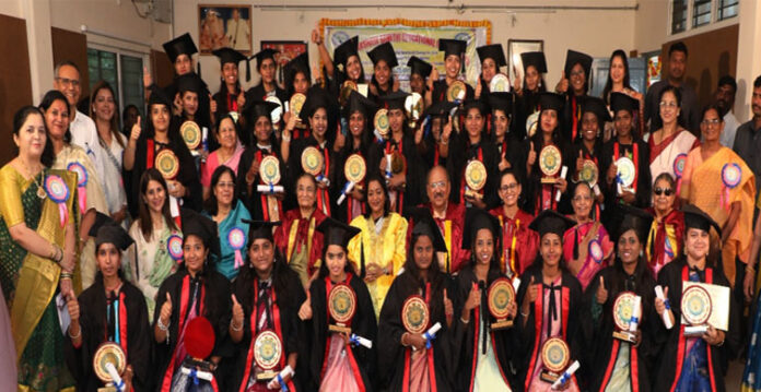mds and bm college of nursing holds 2nd convocation ceremony