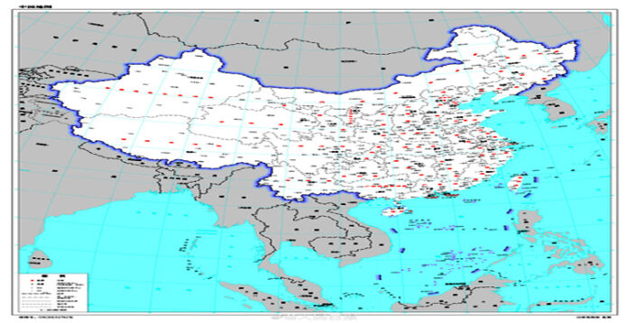 china new map