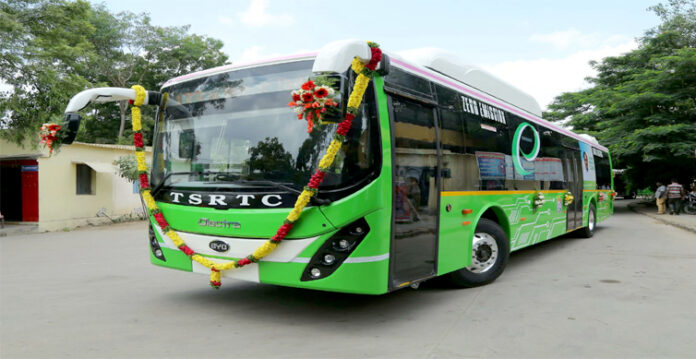 Electric Luxury Buses launches in Hyderabad to Combat Pollution