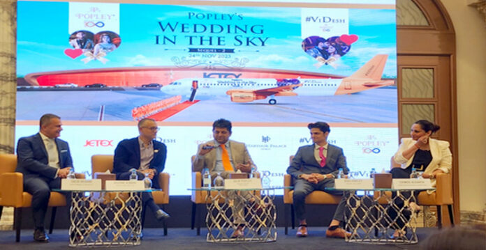 wedding in the sky