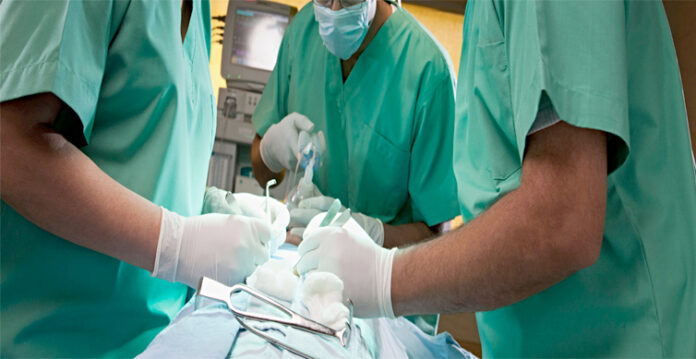 sponge left inside woman's abdomen