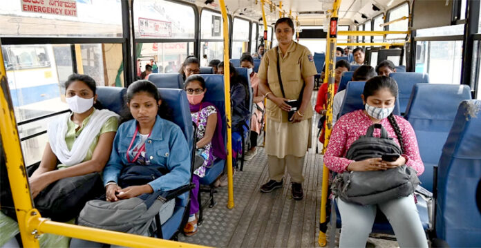 free bus travel for women in karnataka