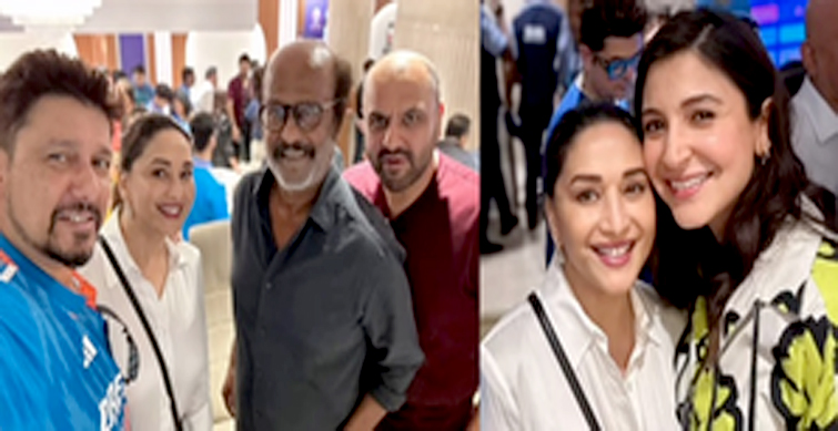 madhuri dixit with rajni kanth