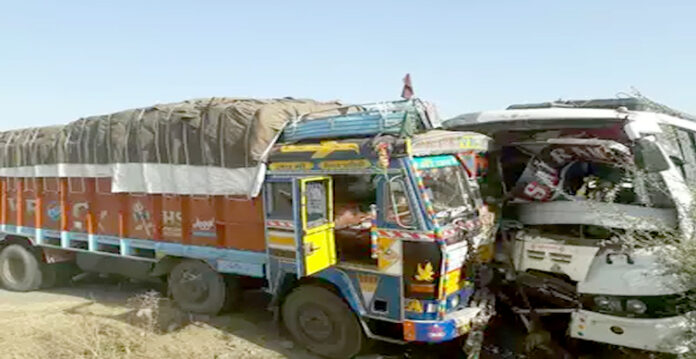 bus truck accident